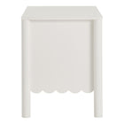 Modway - Emmeline À 2 tiroirs festonnés Table de chevet, Blanc-5