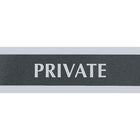 Headline Sign - Affiche « PRIVÉ », anglais (PRIVATE)-S'agence bien avec le décor du bureau  