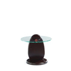 Manhattan Comfort - Ensemble de 2 tables basse et d’appoint Artesia Modern Glam - Noyer foncé-9