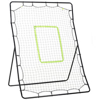 Soozier - Filet De Rebond Pour Volley-Ball 4 x 5,7 pi - Aide D’Entraînement Baseball Lacrosse-Cadre en acier avec revêtement en poudre pour un transport facile vers les terrains d'entraînement  