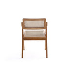 Manhattan Comfort - Lot de 2 chaises pliantes de salle à manger Lambinet 53 cm style industriel chic - Nature-22,64 po L x 23 po l x 31,1 po H