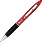 Zebra - Stylos rétractables Z-Grip Max – 0,7 mm – rouge – paquet de 2-Pince en métal résistante; ne se plie pas facilement     