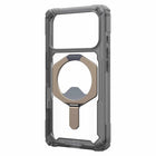 UAG - Étui Robuste Plasma XTE MagSafe pour iPhone 17 Pro - Frêne/Titane-Module MagSafe intégré