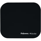 Fellowes - Tapis de souris Microban, noir-Pour les souris optiques et à boule  