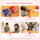 The Fidget Game - Paquet de cartes pour l'Addition et soustraction-Idéal pour 2 à 6 joueurs, en classe ou à la maison