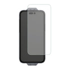 AXS - ARMORGlass Pro Protecteur d'écran avec plateau d’installation pour Apple iPhone 15 Pro Max-Surface dure 9H