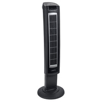 Lasko - Ventilateur tour Lasko à grande portée-Ventilateur colonne puissant avec 3 vitesses silencieuses et minuterie d'arrêt automatique électronique (jusqu'à 7 heures)