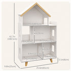 Qaba - Organisateur de rangement pour jouets pour enfants - blanc-Design contemporain qui s’intègre dans toute chambre de bébé, chambre ou salle de jeux
