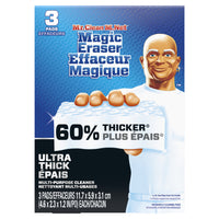 Mr. Clean - Magic Eraser - Nettoyant multi-surfaces ultra épais - Paquet de 3-Notre effaceur le plus durable, dure 7X plus longtemps vs l’original