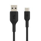 Belkin - Câble USB-A vers USB-C - 1 m - Noir -FLEXIBLE ET GÉRABLE : La technologie de silicone ultra-flexible de notre câble USB-C vous offre un câble de chargeur USB-C conçu pour une longue durée de vie.
