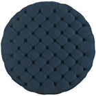 Modway - Amour Tissu rembourré Ottoman - Azure-Rembourrage en mousse dense