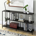 Hudson&Canal - Console Winthrop 52" L - Bronze noirci-Une finition artisanale est appliquée sur le cadre en acier