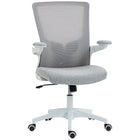 HOMCOM - Chaise de bureau ergonomique avec soutien lombaire - gris-Profitez d'un confort dorsal personnalisé grâce à un support lombaire 2D 