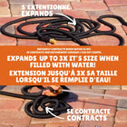 Big Boss - Tuyau d’arrosage extensible XHose Pro - Robuste et flexible - 25 pi-Grand Diamètre Pour Une Performance Maximale - le diamètre intérieur est de 5/8 de pouce qui permet un jet puissant et la résistance supérieure à l’éclatement de 500 PSI garantit des performances fiables et une longue durée de vie