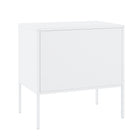 Manhattan Comfort - Ava 23,6 po Buffet d’Appoint Moderne - Blanc-Acier: Nettoyage: Essuyez avec un chiffon doux et sec. Pour les taches tenaces, utilisez un détergent doux avec de l’eau, puis séchez avec un chiffon pour éviter les traces d’eau. À éviter: N’utilisez pas de tampons abrasifs qui peuvent rayer la surface. Évitez de laisser de l’eau ou de l’humidité sur la surface pendant de longues périodes.. Entretien: Vérifiez régulièrement la présence de rouille, surtout dans les environnements humides. Si d