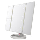 Pursonic - Miroir de maquillage vanité pliant-LED de lumière du jour naturelle 2x éclairage plus lumineux et plus doux que les modèles similaires. 24 LED dimmables intégrées imitent étroitement la lumière du soleil douce et naturelle, vous offrant des détails de couleur correctes. 