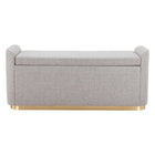 Zuo - Dobo Banc de rangement - Gris-Confortable et durable avec un design pensé pour le quotidien