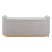 Zuo - Dobo Banc de rangement - Gris-Confortable et durable avec un design pensé pour le quotidien