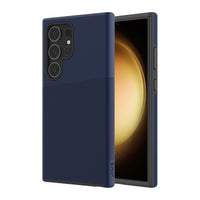 AXS - PROTech Plus étui mince anti-choc avec double couche pour Samsung Galaxy S24 Ultra - Bleu Astral-Résistant aux chutes jusqu’a 10 pieds