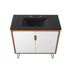 Modway - Energize 36" Vanette de salle de bain - Noir blanc cerise-8
