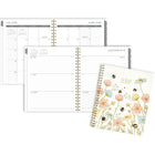 Mead - Agenda Abeille scolaire hebdomadaire/mensuel 2026-2027 couverture rigide - 11 po H x 9 po l - Multicolore - bilingue-Reliure à double spirale