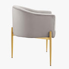 Modway - Savour Touffe Performance Velvet Chaises d’accent Ensemble de 2 - Gris clair-Capacité du poids de la chaise : 300 lbs.