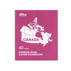 Hilroy - Canada Cahier cousu laminé, 10-7/8 po H x 8-3/8 po l, Couleurs Assorties-90 de brillance 