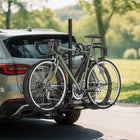 HOMCOM - Support d’attelage pour porte‑vélos-Convient aux roues avec une largeur de pneu jusqu'à 2,4 po (6 cm), avec un diamètre minimum de 14,6 po (37 cm) 
