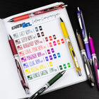 Pentel − Stylo gel EnerGel remplissable avec prise − rétractable − 0,7 mm − rose corail-Pointe 0,7mm en acier inoxydable