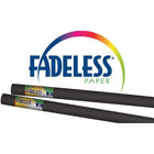 Fadeless Papier d'art pour tableau d'affichage, noir, 48 po x 12 pi, 4 rouleaux-Ultra résistant à la décolouration