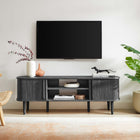Modway - Contour 55 po Meuble TV, Fusain-Hévéa, panneau de particules, MDF