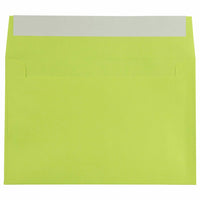 JAM Paper - Enveloppes d'invitation colorées A9 avec fermeture autocollante - 5 3/4 x 8 3/4 - vert lime ultra - 100/paquet-Ces enveloppes sont parfaites pour envoyer des invitations, des cartes de voeux, des RSVP, des cartes de remerciement, des cadeaux d'anniversaire, des remises de diplômes, des vacances et plus encore