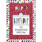 Rosedale Gold - Cartes de souhaits Fête avec enveloppes – 5-1/2 po x 8 po – Quelqu’un de spécial : confettis – paquet de 6-Cartes de souhaits qualité boutique
