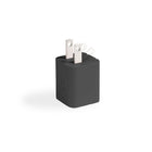 LOGiiX - Vibrance Power Mini 20W Chargeur Mural USB-C Chargeur Mural - Noir-Le Vibrance Power Cube Mini, compact et coloré, charge les smartphones jusqu'à 3 fois plus rapidement.