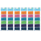 Clubhouse Crafts - Cordon élastique épais scintillant, 6 couleurs, 18 mètres, 6 paquets-Parfait pour enfiler des perles et ajouter aux étiquettes