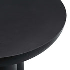 Modway - Caspian Béton rond Table basse - Noir-9