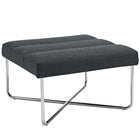 Modway - Reach Tissu rembourré Ottoman - Gris-Ottoman moderne