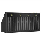 KUCHT KRHG480-GL-C 48 po Hotte murale - avec commandes numériques - 1200 CFM - Gemstone/Or-Fonction d’arrêt temporisé de 5 minutes qui maintient la hotte en fonctionnement après la cuisson pour garantir l’évacuation de la fumée et des odeurs sans modifier le réglage des lampes