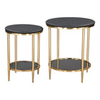Zuo - Koper Table basse - Noir - Ensemble de 2-Couleur: Noir