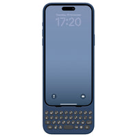 Clicks - Étui clavier pour iPhone 15 Pro Max – Royal Ink-Tapez avec vitesse et précision sur un clavier conçu pour la sensation et la performance.