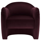 Modway - Compose Performance Velvet Chaise d’accent - Mûrier-Arrivée entièrement assemblée