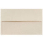 JAM Paper Enveloppes d'invitation pour passeport A10 - 6 x 9,5 po - Brun grès recyclé - 25/paquet (83736)-Couleur: Grès