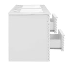 Modway - Render Fixation murale de 48" Vanette de salle de bain - Blanc blanc-8