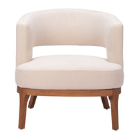 Zuo - Penryn Fauteuil d’appoint - Beige-Tissu confortable et durable