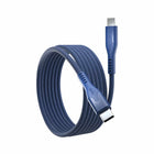Statik - MagStack Pro Câble de Charge/Sync Magnétique USB-C vers USB-C de 3.3 pi, Marine-Anti-nœuds : Grâce à son nylon renforcé et entièrement magnétique, ce câble durable ne s'emmêle jamais et ne devient jamais désordonné