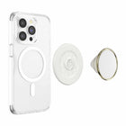 PopSockets - PopGrip pour MagSafe avec Anneau Adaptateur Magnétique - Crème de Coco-Offre une prise en main sécurisée pour vous permettre d'envoyer des textos à une main, de prendre de meilleures photos et de regarder des vidéos de chats les mains libres