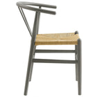 Modway - Amish 32" Chaise d’accent pour salle à manger - Gris clair-Épingles de pied non marquées