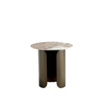 Manhattan Comfort - Table d’appoint Monica 19,68 po style moderne et glamour - Or-Associez et combinez avec les tables basses Manhattan Comfort