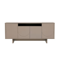 Manhattan Comfort - Buffet moderne Ella 180 cm - Mocha-Buffet moderne et meuble de rangement pour salle à manger et salon