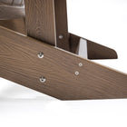 Backyard Lifestyles - Chaise Adirondack - Brun-Garantie limitée de 2 ans.